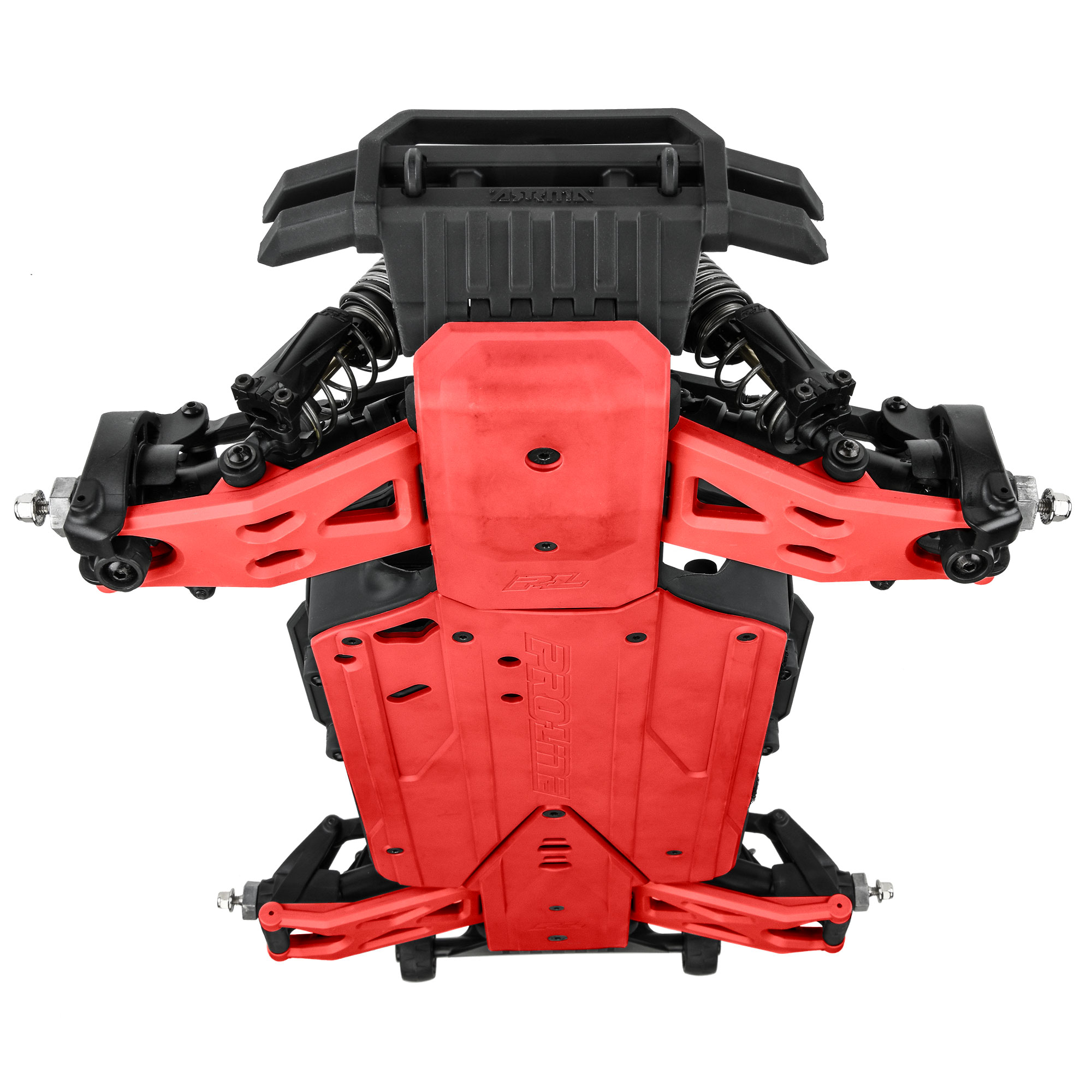 Bash Armor Chassis Protector (Red) for ARRMA 3S Short WB