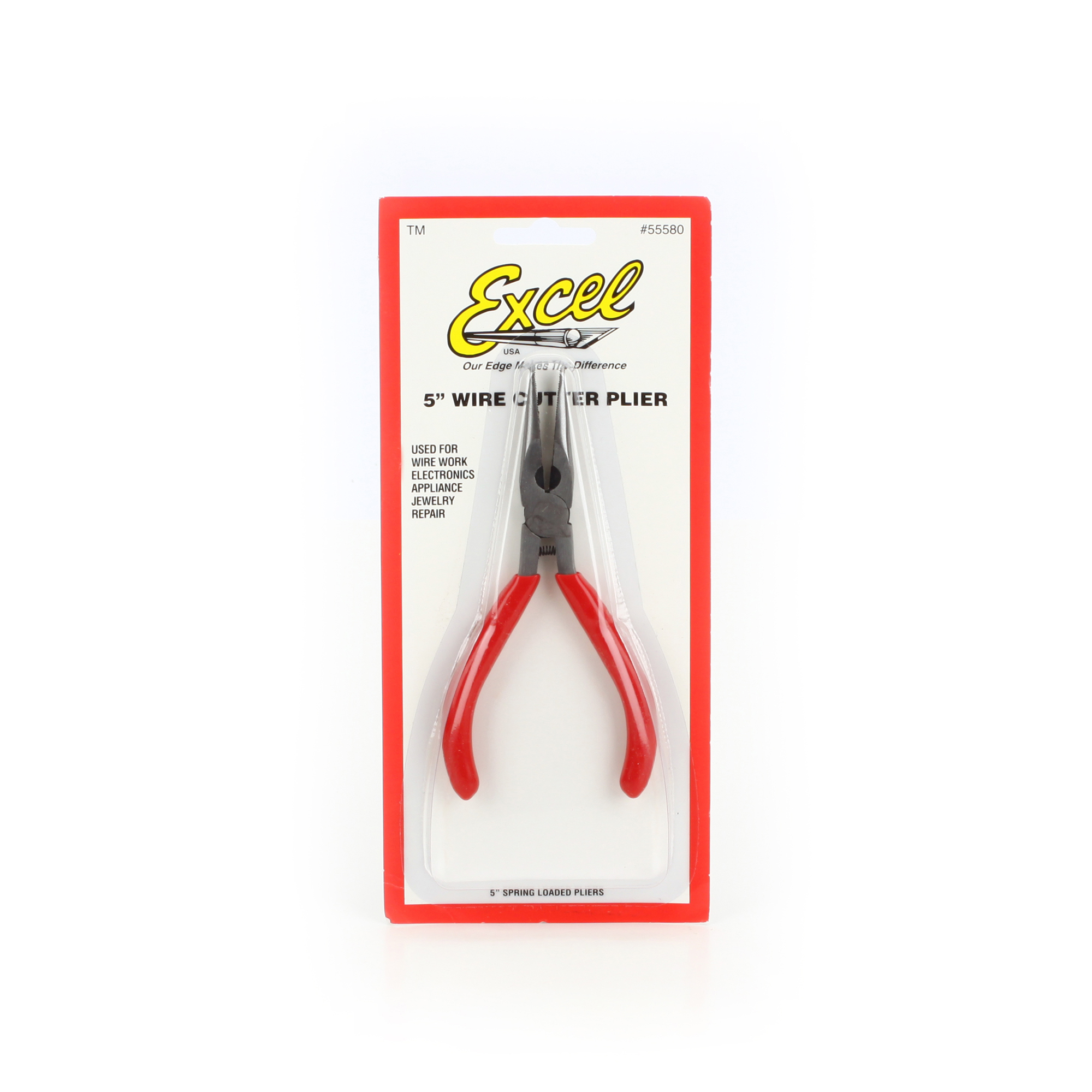 Excel 5in Needle Nose Pliers w/ Side Cutter