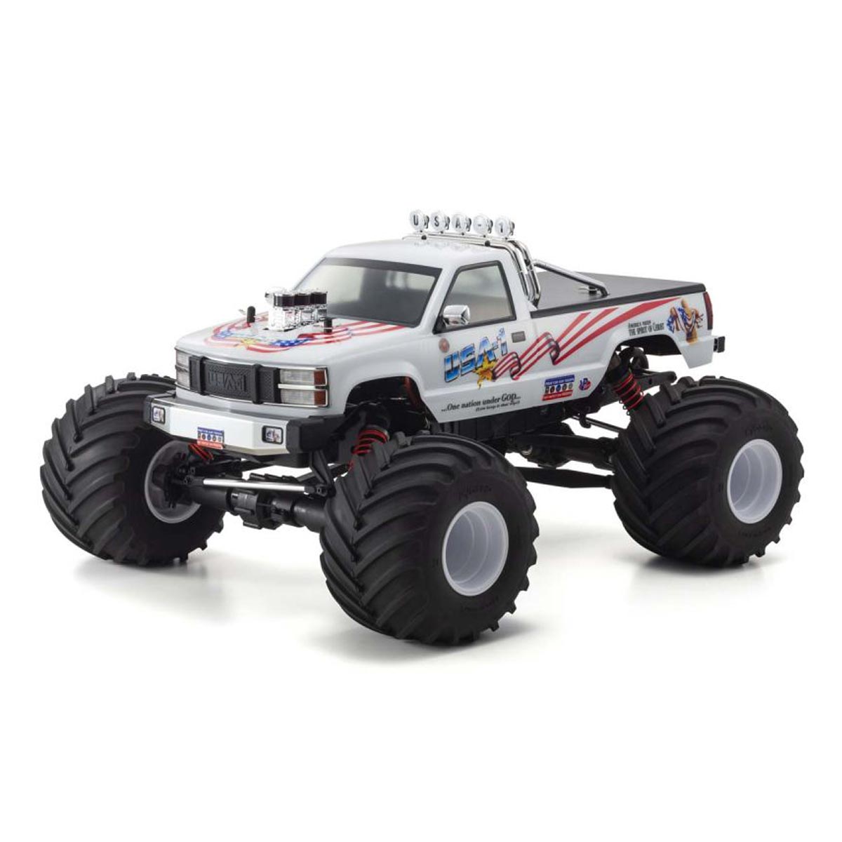 Kyosho 1/8 USA-1 VE 4X4 4S Brushless Monster Truck RTR | Horizon Hobby