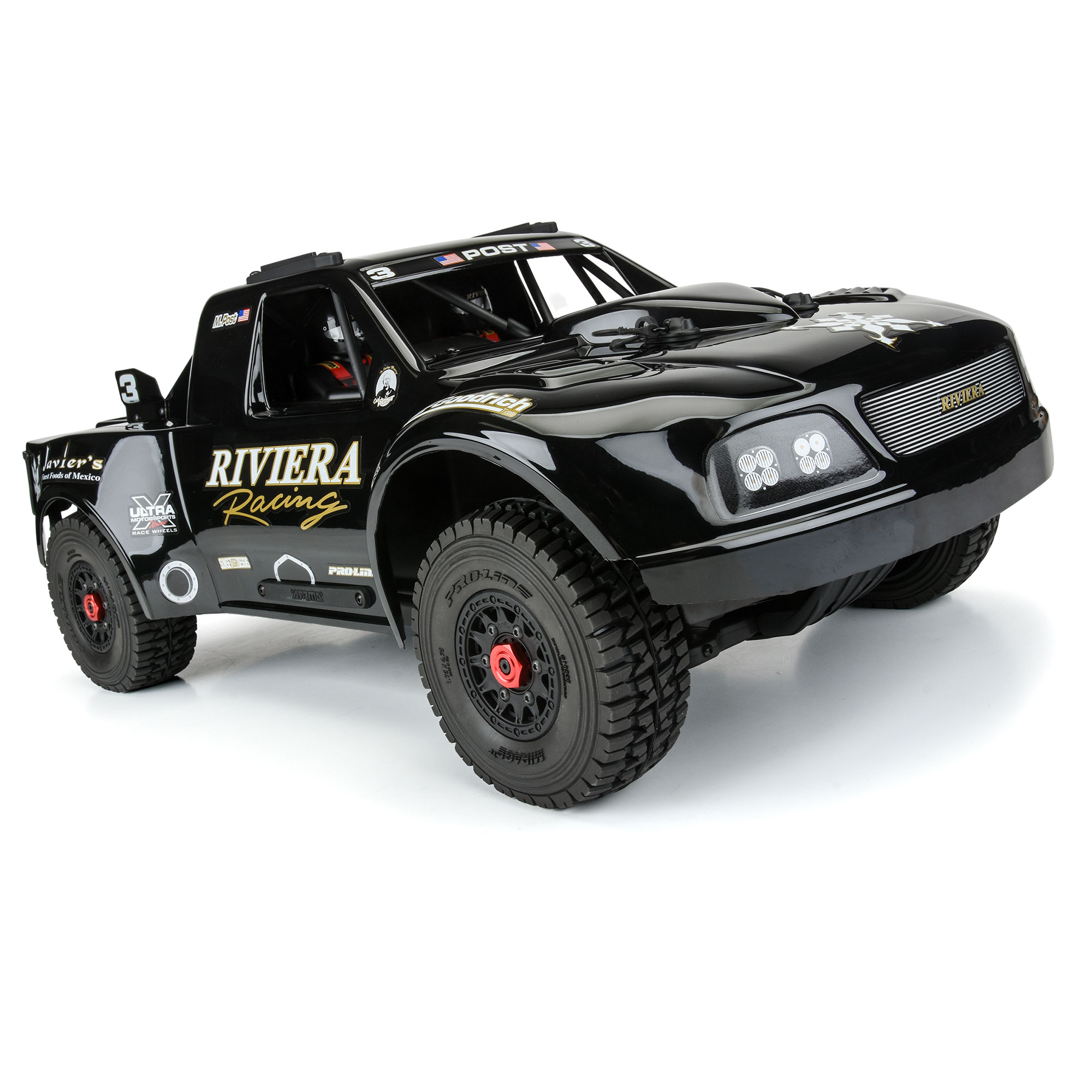 1/8 Pre-Cut 1997 Ford F-150 Trophy Truck Riviera Black Body: Mojave