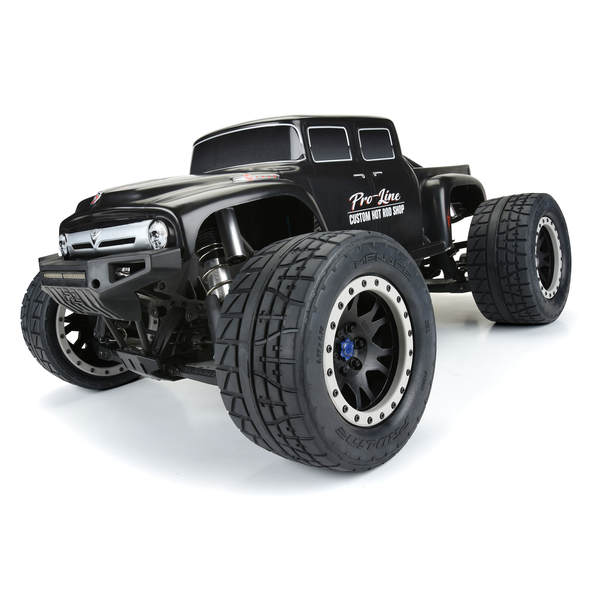 1/5 Pre-Cut Ford F-100 Bash Armor Black Body: X-MAXX