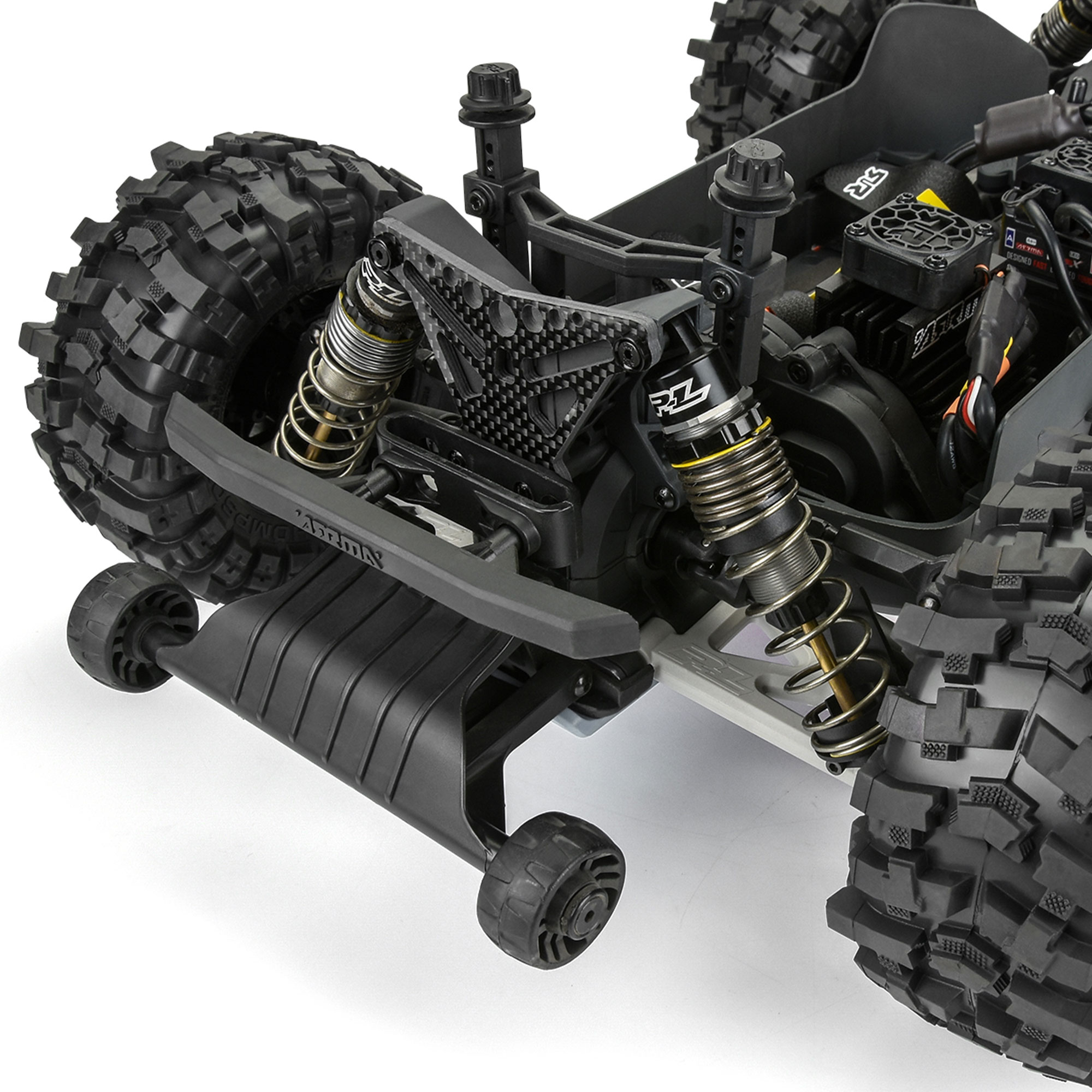 1/10 Carbon Fiber Rear Shock Tower Brace: ARRMA (3S & MEGA)