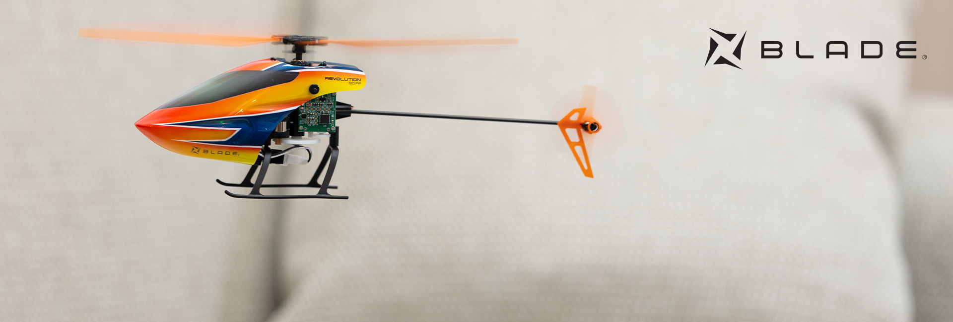 Learn about the new Blade Revolution 90 FP fixed-pitch Ready-to-fly Ultra-Micro RC Helicopter