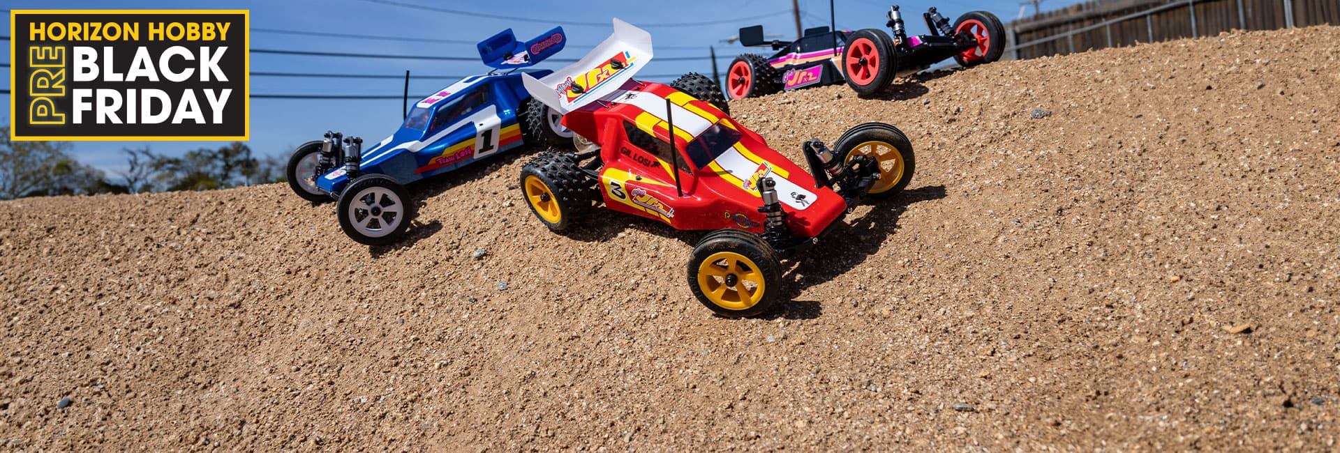 Losi 1/16 Mini JRX2 Brushed 2WD Ready-to-Run RC Buggy