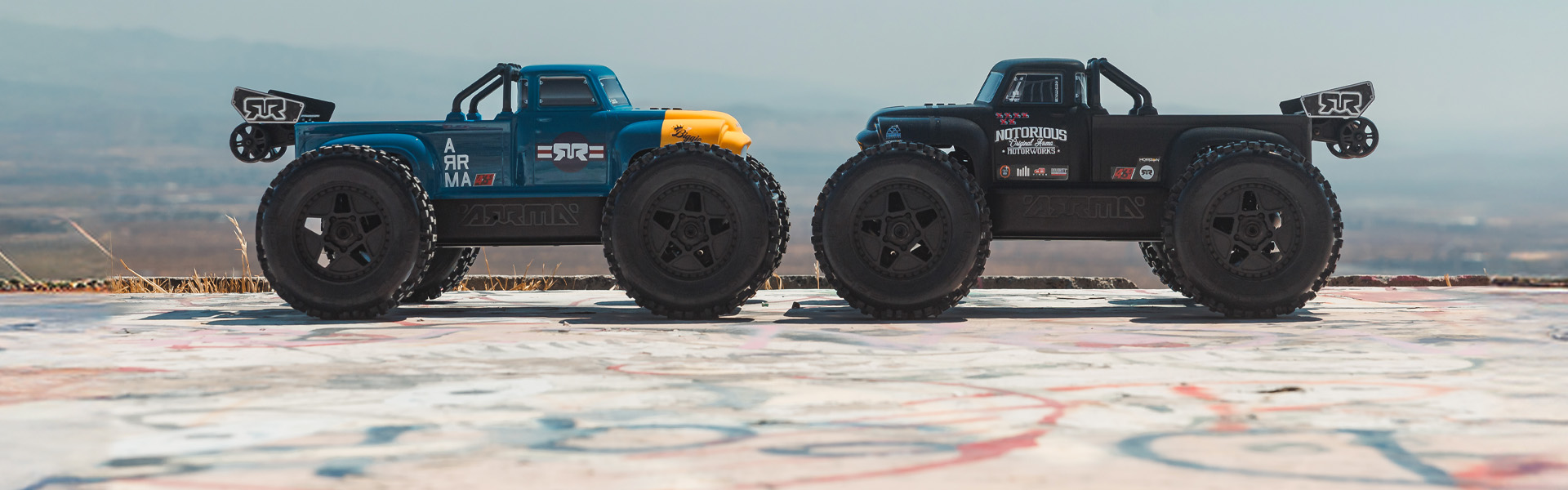 Shop the ARRMA NOTORIOUS 6S BLX RC Stunt Truck Ready-to-Run