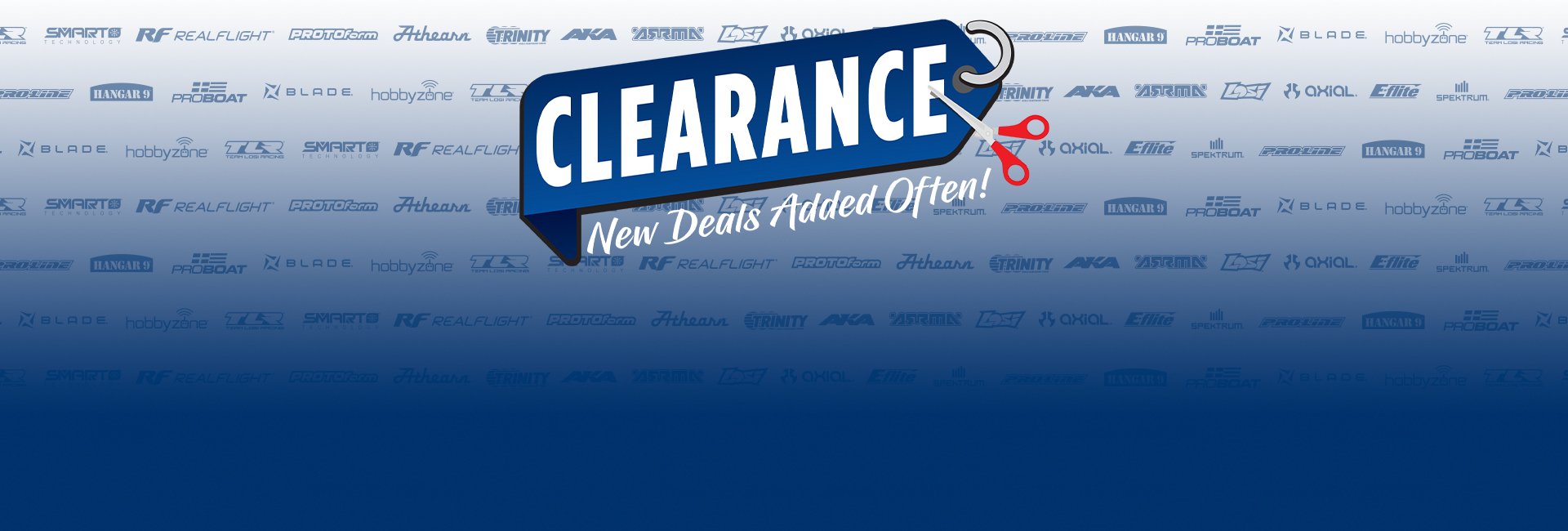 Shop the Clearance items on Horizon Hobby while supplies last!