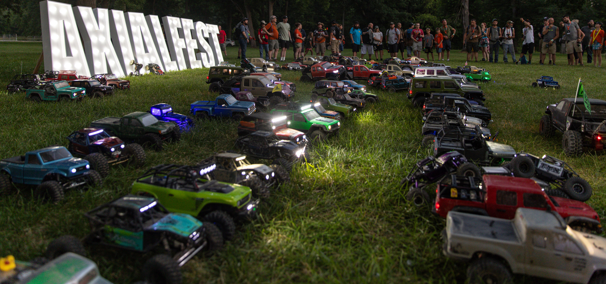 Overview shot of the 2022 Axialfest
