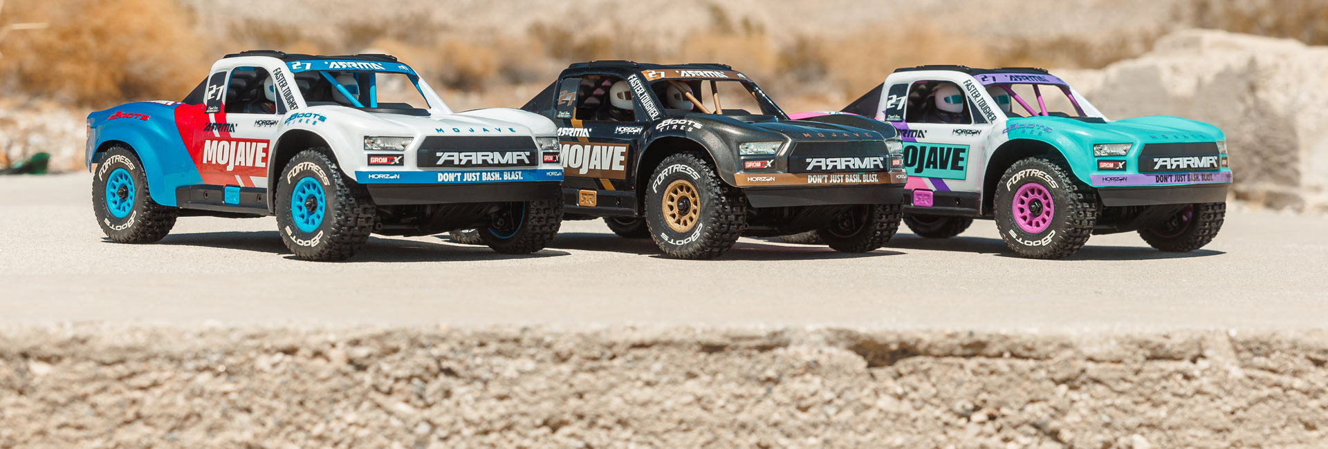 Shop the MOJAVE GROM 223S BLX Brushless 4X4 Small Scale Ready-to-Run RC Desert Truck