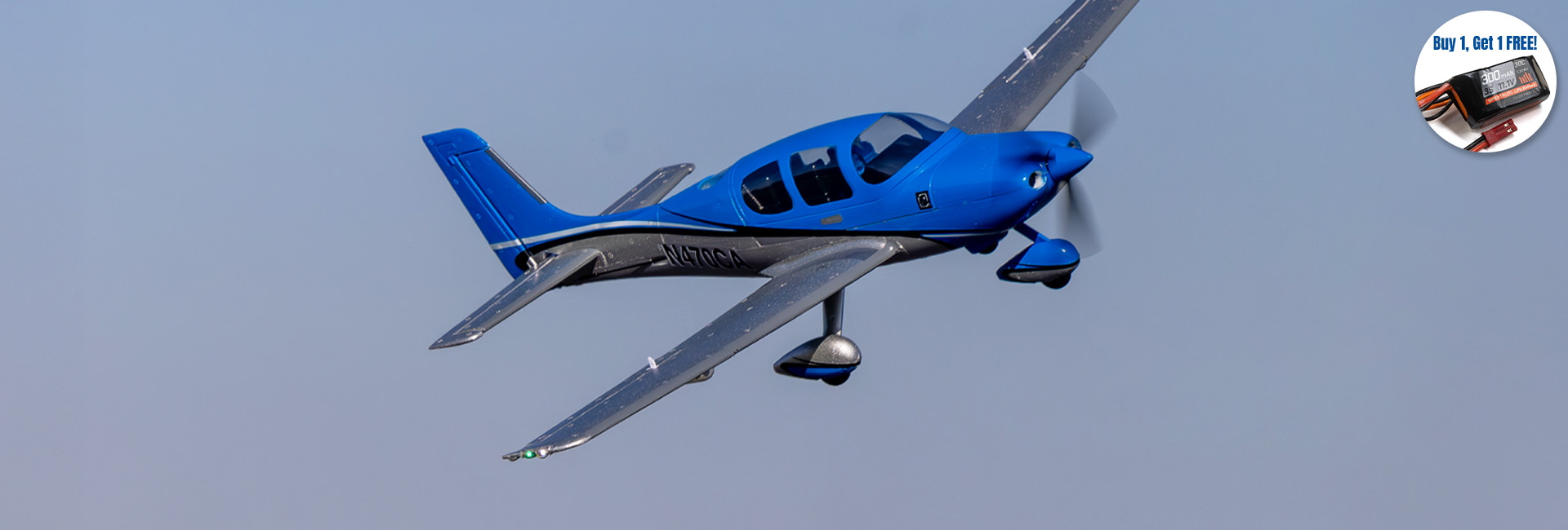 Order the E-flite UMX Cirrus SR22T RC Airplane