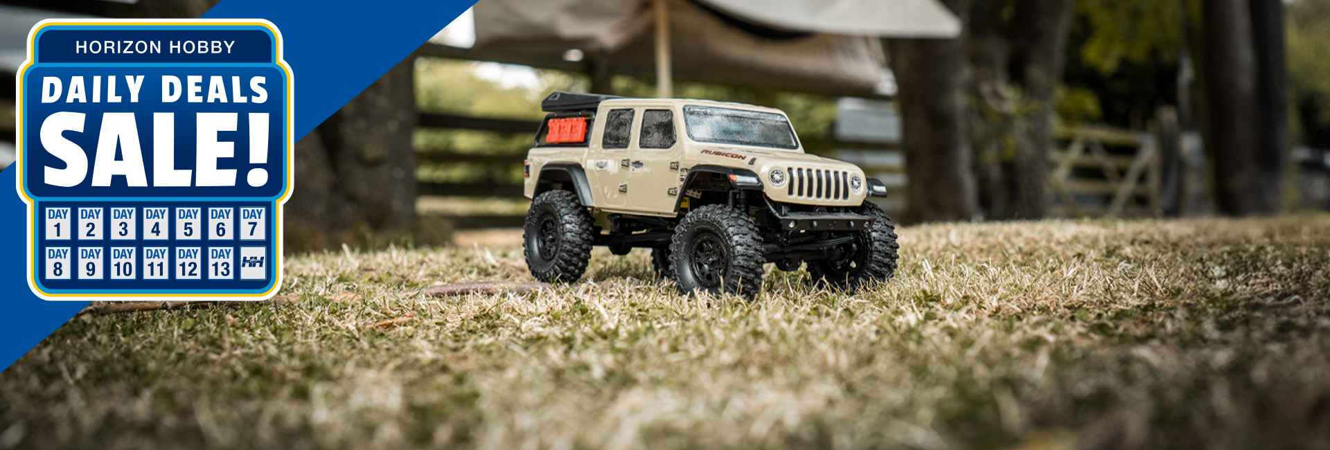 Order the Axial Jeep Gladiator RC Crawler. On sale now!